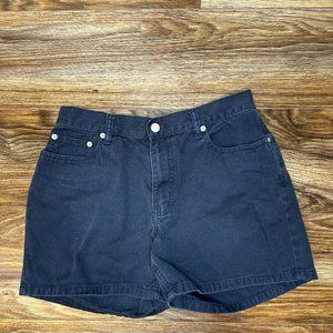 Tommy Hilfiger High-waisted Navy Blue Shorts